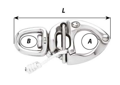 WR267 Snap Shackle 'Quick Release' drawing